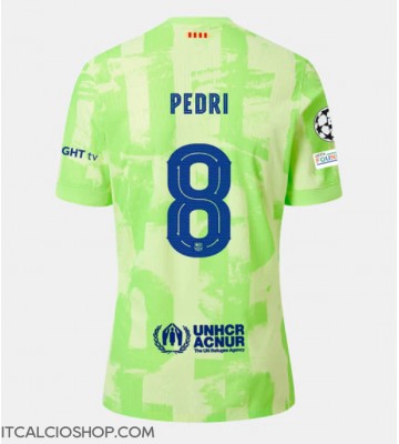 Barcelona Pedri Gonzalez #8 Terza Maglia 2024-25 Manica Corta